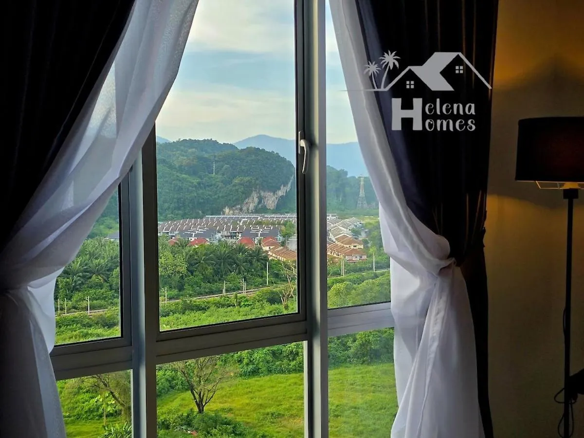 Hh1011 Mountain View, Anderson 2Br Daire Ipoh 0*,